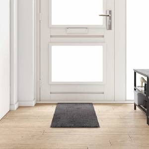 vidaXL Килим пътека Сиво 50 x 150 cm 100% Полипропиленов Тапициран (42011384)