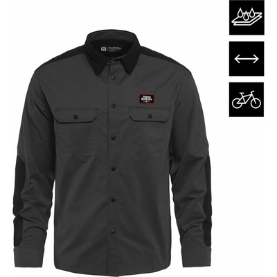 Horsefeathers technická košile Prom dark gray