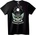NOONEBRAND Тениска Лятна Кафява Skull - S, Black