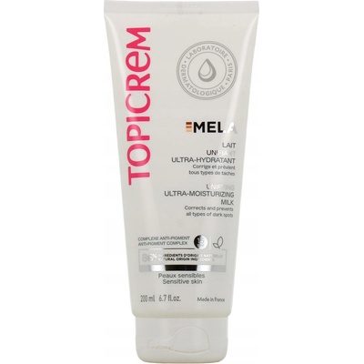 Topicrem MELA hydratační tělové mléko Unifying Ultra-Moisturizing Milk 200 ml