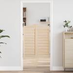 vidaXL Врати с люлеещо се отваряне 100 x 40 cm Натурално (42047165)