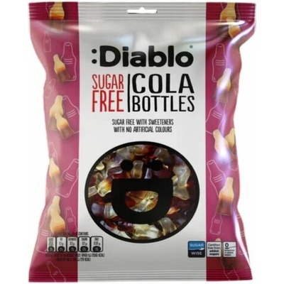 Diablo žvýkací želé bonbony s colovou příchutí bez cukru 75 g