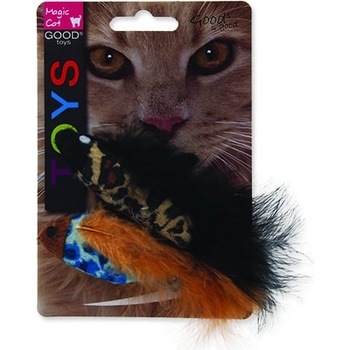Magic Cat rybka se vzorem a catnipem chrastící mix 11 cm 2 ks