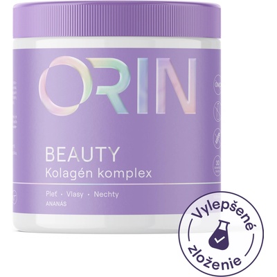 ORIN BEAUTY Kolagén komplex pre vlasy, nechty a pleť, citrón, 30 denných dávok, 226 g