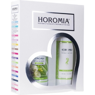 Horomia Kazeta Horotwins Musica del sole parfém na prádlo 250 ml + parfémový sprej na textil 250 ml