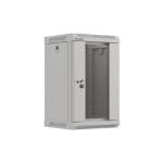 Lanberg Шкаф Lanberg 10"" стенен монтаж 9U/300x300 (плоска опаковка) със стъкле (wf11-3309-10s)
