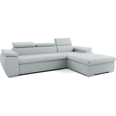 Pionier-lubnice Разтегателен ъглов диван тип l с място за съхранение padua сив десен (pr0005)