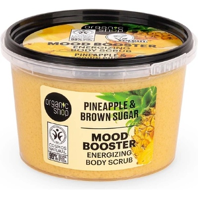 Organic Shop Mood Booster Pineapple & Brown Sugar Energizing Body Scrub 250 ml