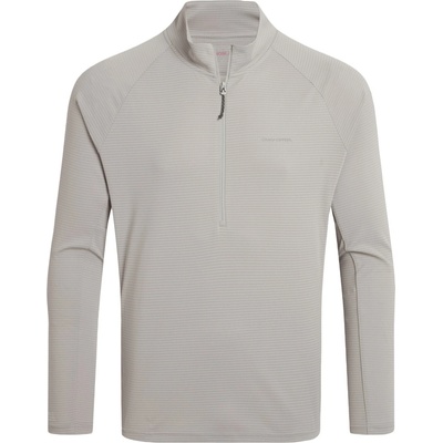 Craghoppers Мъжка блуза с дълъг ръкав Craghoppers Nosilife Solarshield+ Half Zip Top Longsleeve - Parchment - размер XXL (216-8568-0415)