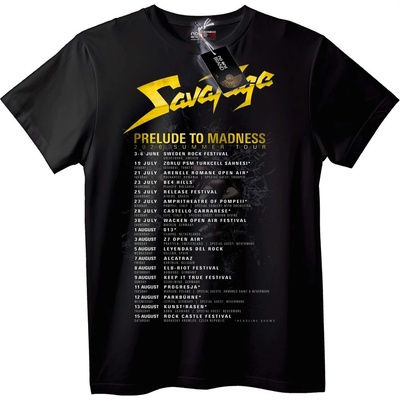 NOONEBRAND Тениска Savatage Прелюдия към Лудост Турне - 2XL, Black