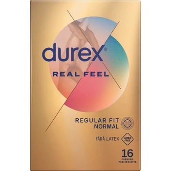 Durex 16 бр. Нелатексови презервативи Durex Real Feel