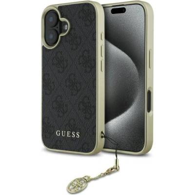 GUESS Калъф Guess 4G Charms Collection за iPhone 16 Plus - черен (3666339345976)