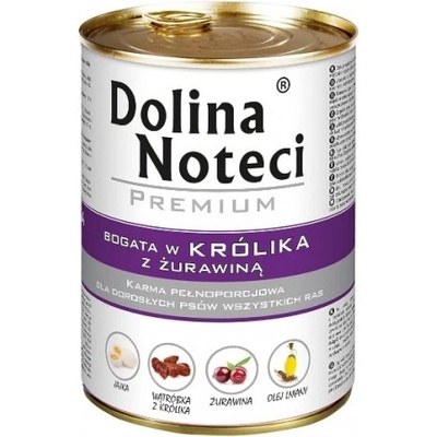 Dolina Noteci Dog Rabbit - Консерва за кучета със заешко и боровинки 800 гр