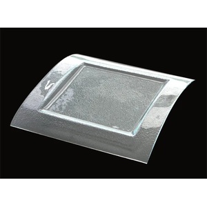 3D the glassware company D-Плато квадратно 31/31см(1А72-94-001)БЯЛО (0103128)