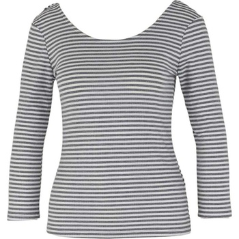 CAMAIEU Раирана тениска с дълъг ръкав CAMAIEU CAMAIEU | Byal | ЖЕНИ | S