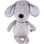 Balibazoo Мека играчка за гушкане Bali Bazoo - Dog, 28 cm, сива (111057) - baby