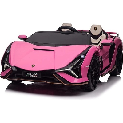 Qileshi Lamborghini Sian Elektrické autíčko ružová