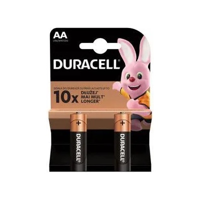 Duracell Алкални батерии DURACELL Basic - AA, 2 броя в опаковка, 15.00338