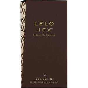 LELO Hex Respect XL - презервативи XL - луксозни - 12 броя - lovesexshop