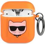 Karl Lagerfeld Калъф Karl Lagerfeld KLA2UCHFO за AirPods, оранжев Choupette (KLA2UCHFO)