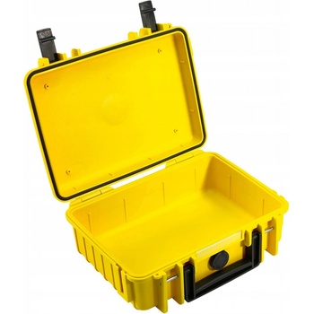 B&W Outdoor Case Type 1000 yellow, foam 1000/Y/SI
