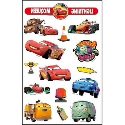 Tattoo World Dětské tetování Auta Cars 14,9 x 9,5 cm OP591