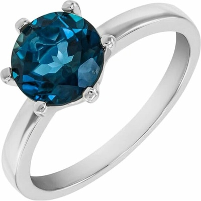 Eppi Zásnubní zlatý prsten s londýnským topazem Mukti R35887