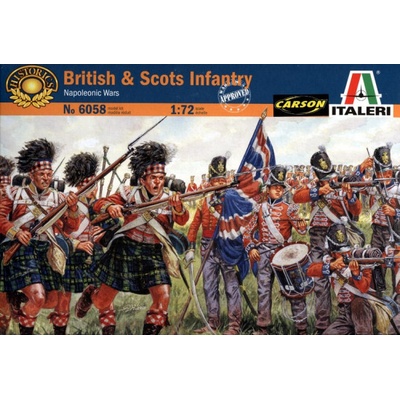 BRITISH and SCOTS INFANTRY NAPOL.WARS 1:72