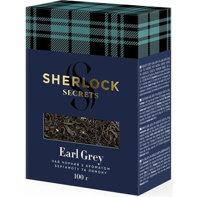 SHERLOCK Černý sypaný čaj Earl Grey 100 g