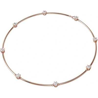 Swarovski Elegantný bronzový náhrdelník s kryštálmi Constella 5609710