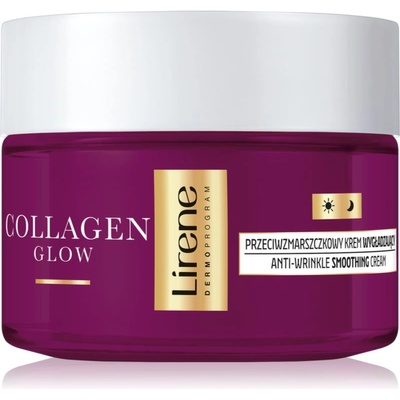 Lirene Collagen Glow 50+ изглаждащ крем за укрепване контурите на лицето 50ml