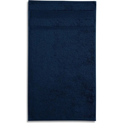 Malfini Osuška unisex ORGANIC 918, 70 x 140 cm, 450 g/m2 námořní modrá