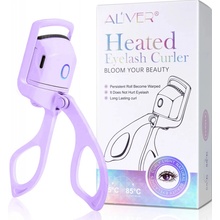 Aliver Heated Eyelash Curler kliešte na riasy purple