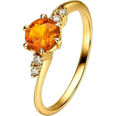 Zlaton Prsten žluté zlato s diamanty N04062603180