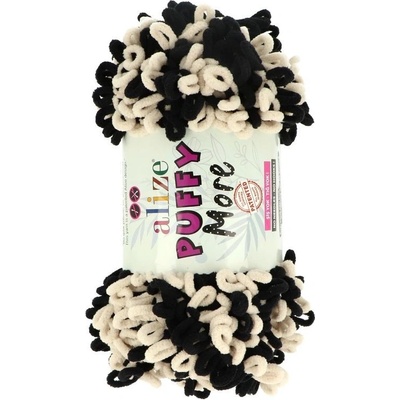 Alize Puffy More 6270 krémová s čiernou