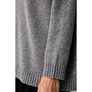 Max Mara пуловер с ниско поло дамски от вълна WKDBORGIA (2625366142600)