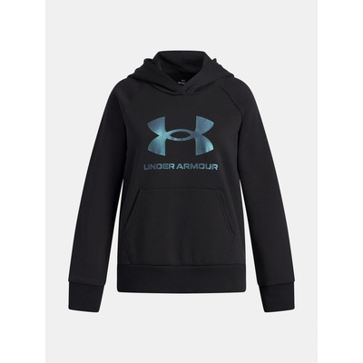Under Armour Girls' sweatshirt UA Rival Flc Shimmer Hdy-BLK Girls čierna