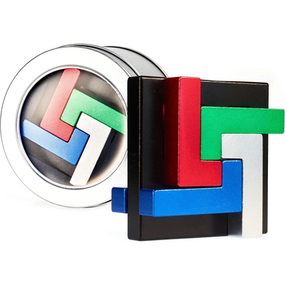 Eureka Метален логически пъзел Eureka - Quad L (473443)