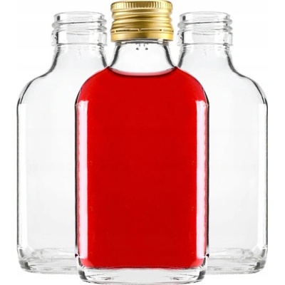 HOME Sklenená fľaša PLOSKAČKA 100ml