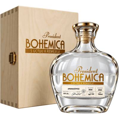 BOHEMICA President ananasovice 43% 0,7 l (karton)