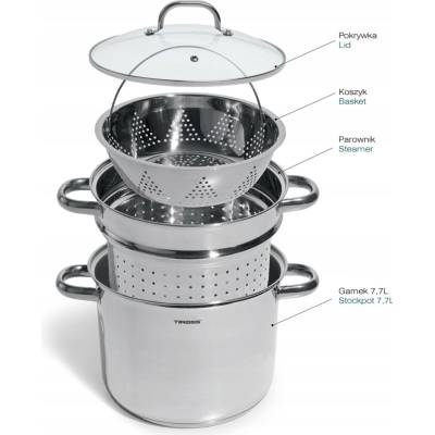 Tiross Napařovací Hrnec 2470 7,7 l