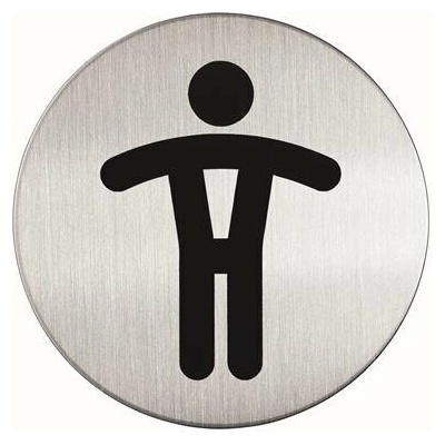 Informačný piktogram, samolepiaci, DURABLE Pánske WC