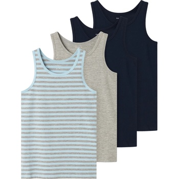Name it Детски топ Name it Kid's Tank Top 4-Packs Top - Aquamarine - размер 98 (EU) (704-6376-0113)