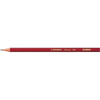 STABILO Графитен молив, HB, шестоъгълен, STABILO "Schwan" 306/HB (306/HB)