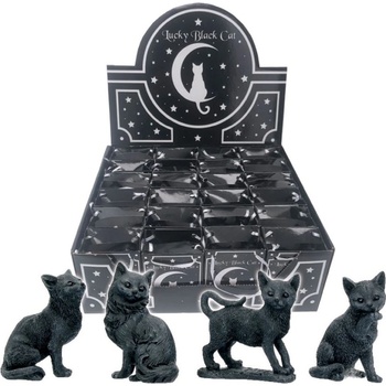 Image 1 of Nemesis Now Мини фигура Nemesis Now Adult: Gothic - Lucky Black Cat 6 cm, асортимент (U4207M8)