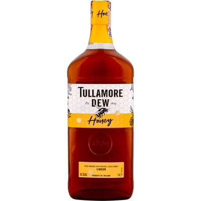 Tullamore D.E.W. Honey 35% 1 l (čistá fľaša)