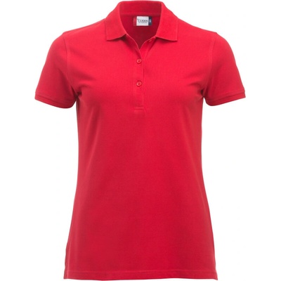 CLIQUE Polokošile Classic Marion S S těžká bavlna krátký rukáv dámská COT67824600401 red