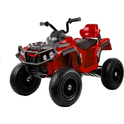 Mamido elektrická štvorkolka s nafukovacími kolesami červená