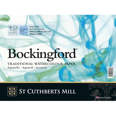 St Cuthberts Mill Bockingford C. P. Spiral Скицник 12 31 x 23 cm 300 g White (T47030001011C)
