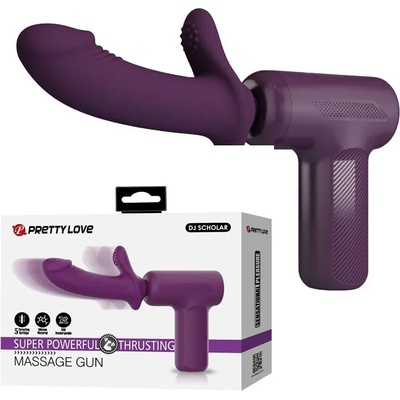 Вибратор тип пистолет, тласкащи функции - Pretty Love DJ Scholar (D-242704)